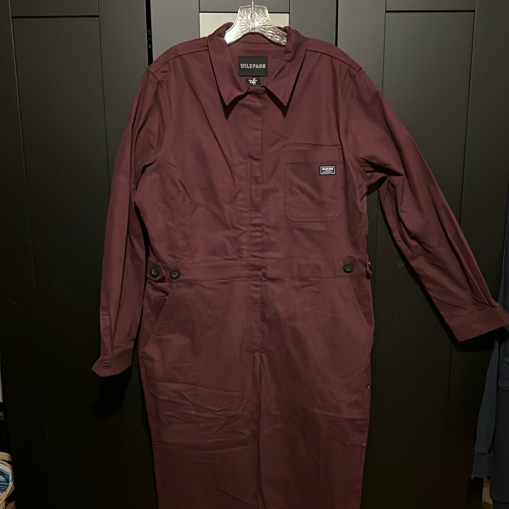 COPY - Wildfang Essential Long Sleeve High Waisted coverall
size XL